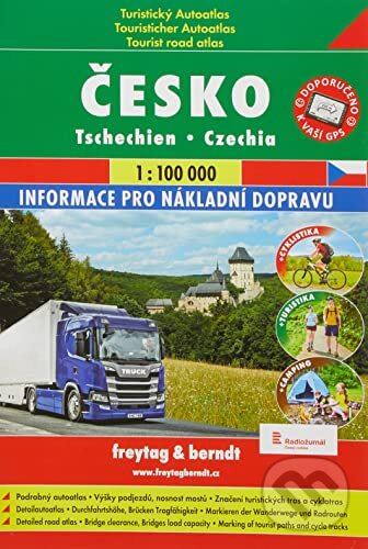 Česko / turistický autoatlas 1:100T SC