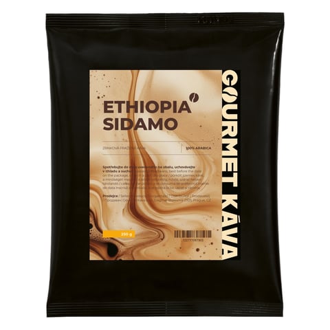Etiopie Sidamo, zrnková káva arabica