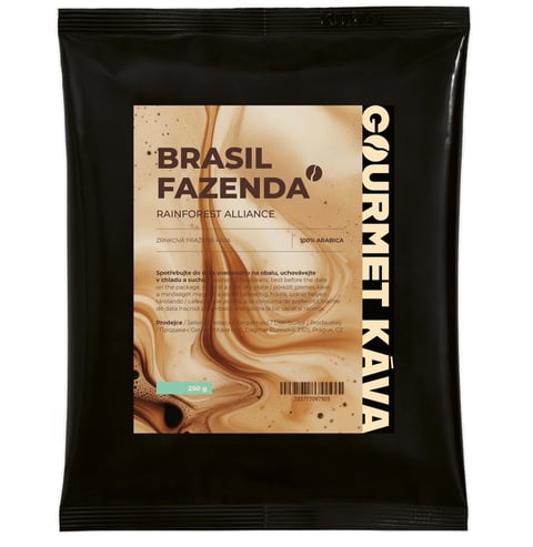 Brazílie Fazenda Rainforest, zrnková káva arabica