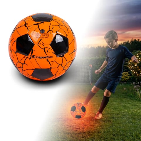 inSPORTline Lumikick svítící fotbalový míč, vel. 5