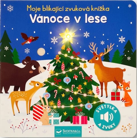 Moje blikající zvuková knížka Vánoce v lese - Maria Hoeck, Kasia Dudziuková