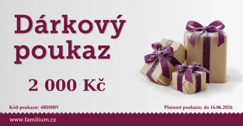 Dárkový poukaz 2 000 Kč