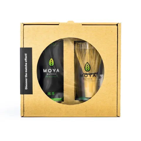Dárkový set MATCHA TRADITIONAL s metličkou